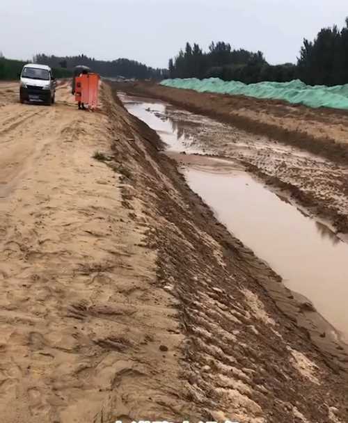 沧州南皮县河道降水